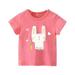 ZHAGHMIN Western Shirt for Girls Girls Easter Carrot Rabbit Cartoon Tops 1 To 7 Years Old Baby Girls Top T Shirt Girls Shirt Size 16 School Clothes for Girls 10-12 14 Clothes Toddler Girls Casual Cl