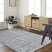 Ilona 5' x 7'9" Traditional Gray/Dark Blue/White/Black/Amber/Olive/Brick Red/Tan/Navy/Mustard Area Rug - Hauteloom