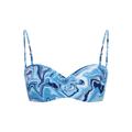 Chiemsee Bandeau Bikini Oberteil Damen blau, 38A