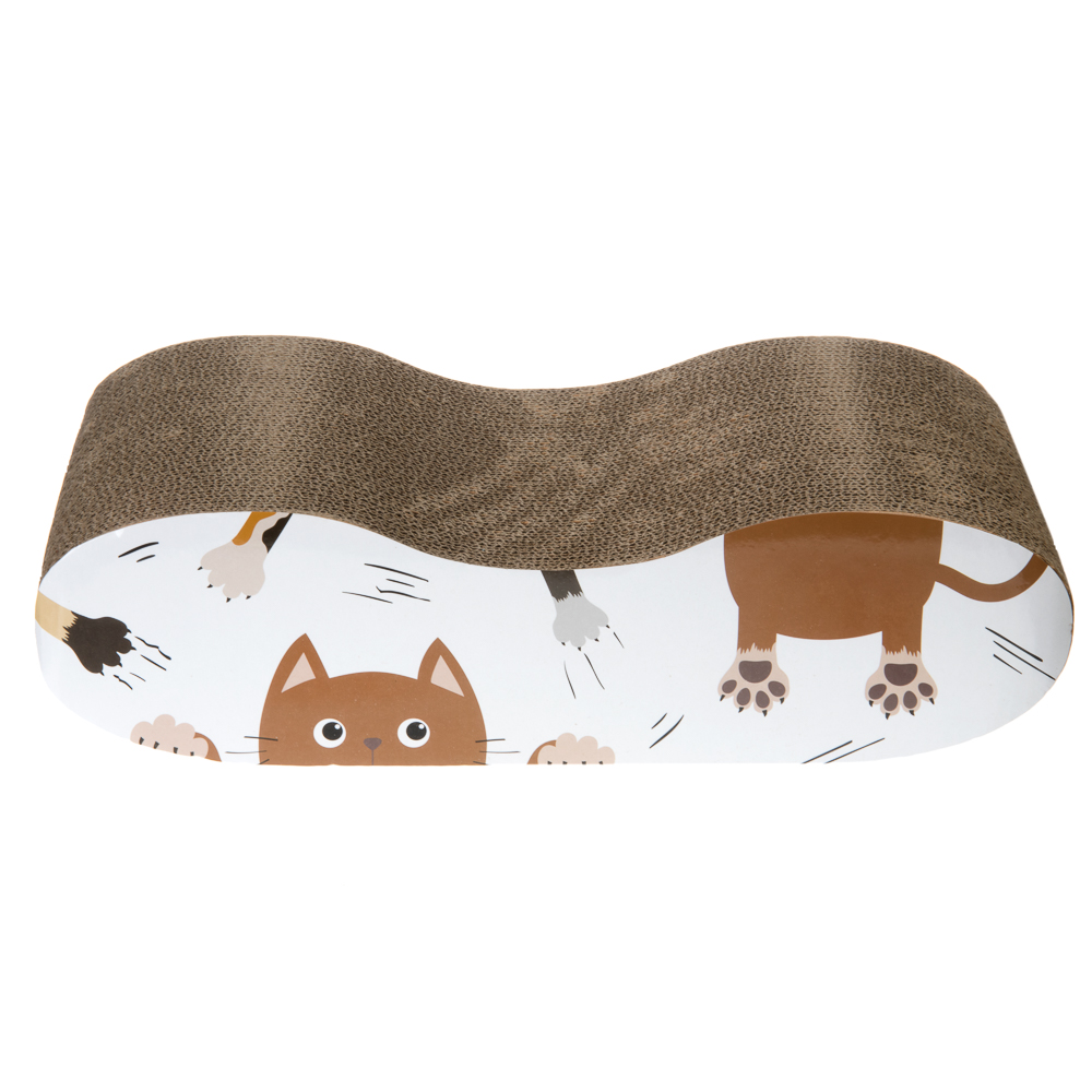 Cardboard Cat Scratching Lounge