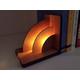 LED Art Deco Bookends - Style 1 - Wooden Contemporary, Aesthetic and Stylish - Unique Laser Cut and Hand Finished