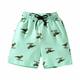 2DXuixsh Girls Summer Shorts Children s Shorts in Summer New Products Small and Medium Sized Children s Clothing Rope Print Cotton Shorts Kids Soccer Shorts Girls Mint Green Size 100