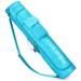 JTWEEN Yoga Mat Storage Bag Full-Zip Exercise Yoga Mat Carry Bag Outer Storage Pockets & Adjustable Shoulder Strap Yoga Bag Fits Most Yoga Mat Sizes