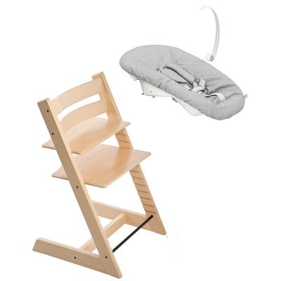 Tripp Trapp Chair + Newborn Set (One Box) - Natural