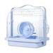 Hamster Carrier Cage with Running Wheel Water Bottle Hamster Cage Travel Carrier Pet Travel Carrier Hamster Toy for Squirrel Rats