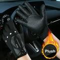 Ride Waterproof Winter Thermal Padded Cycling Gloves Fleece Lined Waterproof Windproof Cycling Gloves Winter Bike Gloves Winter Riding Gloves Full Finger Winter Biking Gloves