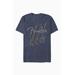 Men's Big & Tall Triple Fret Graphic Tee by Fender in Navy (Size 4XL)