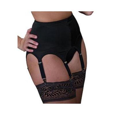 Plus Size Women's 6-Strap Garter Belt by Rago in Black (Size 3X)