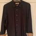 Burberry Shirts | Burberry Men / Man Long Sleeve Shirt Size L Large Casual Button Down Shirt Black | Color: Black/Brown | Size: L