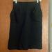Louis Vuitton Skirts | Louis Vuitton Vintage Black Skirt With Back Slit Very Small Size About A Small | Color: Black | Size: 36