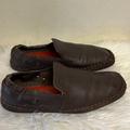 Coach Shoes | Coach Kiefer Espadrille Shoes Loafers Mens 8.5 D Brown Leather Flats | Color: Brown | Size: 8.5