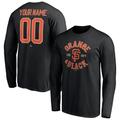 Men's Fanatics Branded Black San Francisco Giants Personalized Hometown Legend Long Sleeve T-Shirt