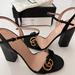 Gucci Shoes | Authentic Gucci High-Heel Leather Sandals | Color: Black | Size: 41