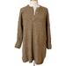 Free People Sweaters | Free People Around The Clock Oversized Ribbed Pullover Sweater Tan | Color: Tan | Size: L