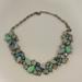 J. Crew Jewelry | J. Crew Blue Green Teal Gold Opalescent Jeweled Necklace | Color: Blue/Green | Size: Os