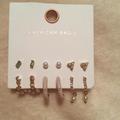 American Eagle Outfitters Jewelry | American Eagle Set Of 6 Pairs Of Earrings! New! | Color: Gold/White | Size: Os