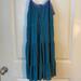 Free People Dresses | Free People Weeping Willow Tiered Texture Dresss/P | Color: Blue/Green | Size: S