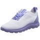 Geox Women's D Spherica Sneaker, Off White Lt Violet, 5 UK