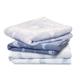 aden + anais Musy Squares - oceanic, Pack of 3 | Large 100% organic cotton muslin Muslin Cloth | Soft & Lightweight Unisex Baby Essentials | Cloths for Newborn Girls & Boys | Ideal