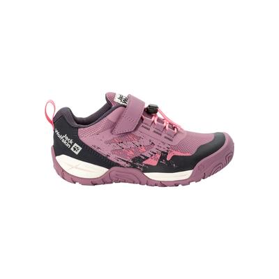 Sneaker JACK WOLFSKIN "VILLI ACTION LOW K", Kinder, Gr. UK 5 - EU 38, Normalschaft, rosa (ash, mauve), Main Material Second Material: 100% Polyamide; Lining: 100% Polyamide; Sole: 100% Rubber/ EVA, Schuhe Image