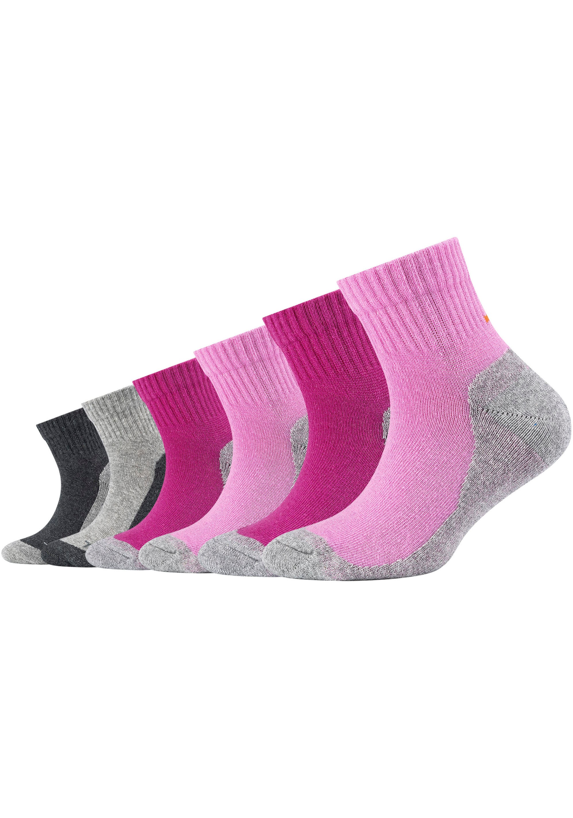 Funktionssocken CAMANO "function", Kinder, Gr. 39-42, pink (fuchsia, meliert), Materialmix, uni und meliert, Socken, mit feuchtigkeitsregulierenden Funktionsfasern Image