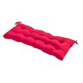 Bench Cushion 120 x 50cm Outdoor Garden Bench Cushions Furniture Swing Cushion Soft Non-Slip Rectangle Cushion for Outdoor Indoor - Red