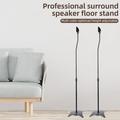 Mad Hornets Universal Surround Sound Adjustable Height Speaker Stands Set Of 2 Speaker