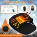 lulshou School Supplies USB Heated Mouse Pad Mouse Hand Warmer with Wristguard Warm Winter