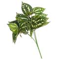 5 Forks Artificial Palm Plants Leaves Faux Turtle Leaf Fake Monstera Tropical Large Palm Tree Leaves Outdoor UV Imitation Leaf Artificial Plants