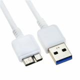 FITE ON White USB 3.0 Data Cable for Toshiba Canvio Basics HDTB105XK3AA HDTB107XK3AA