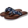 Badezehentrenner LASCANA, Damen, Gr. 36, blau, Obermaterial: 100% Textilmaterial. Decksohle: 100% Synthetik. Laufsohle: 100% Synthetik, gemustert, casual, Schuhe, Sandale, Pantolette, Badeschuh ultraleicht mit softem Band VEGAN, Topseller