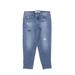 Joe's Jeans Jeans - Mid/Reg Rise Skinny Leg Denim: Blue Bottoms - Kids Girl's Size 14 - Medium Wash