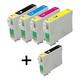 Compatible Multipack Epson Stylus SX600FW Printer Ink Cartridges (5 Pack) -C13T07114011