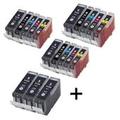 Compatible Multipack Canon PIXMA MP800R Printer Ink Cartridges (18 Pack) -0628B001