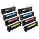 Compatible Multipack HP LaserJet Pro 300 Color MFP M375nw Printer Toner Cartridges (8 Pack) -CE410X