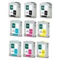 Compatible Multipack HP OfficeJet 9120 Printer Ink Cartridges (9 Pack) -C4844A