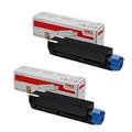 Original Multipack OKI B432dn Printer Toner Cartridges (2 Pack) -45807106