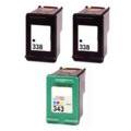 Compatible Multipack HP OfficeJet H470 Printer Ink Cartridges (3 Pack) -C8765EE