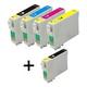 Compatible Multipack Epson Stylus SX510W Printer Ink Cartridges (5 Pack) -C13T07114011