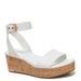 Franco Sarto Presley - Womens 7.5 White Sandal Medium