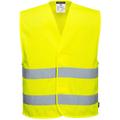 Gilet 2 bandes Hi-Vis MeshAir couleur : Jaune taille L/XL - PORTWEST