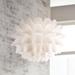 Possini Euro 25 1/4" Wide Modern White Flower Pendant Chandelier