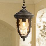 Bellagio Collection 18" High Bronze Outdoor Hanging Light