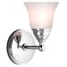 Sophie 8 1/4" High Chrome Wall Sconce