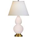 Robert Abbey 22 3/4" White Ceramic and Brass Table Lamp