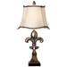 Antique and Comono Silver Fleur-De-Lis Table Lamp