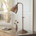 Cal Lighting Rust Metal Adjustable Pole Pharmacy Table Lamp