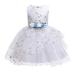 Girls Dresses 2-10Y Kid Sleeveless Floral Embroidered Tulle Ball Gown Princess Prom Outfits Clothes Dresses For Toddler Girls
