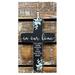 Gracie Oaks Hanging Cross Wall Décor in Black | 13.5 H x 8.5 W x 0.75 D in | Wayfair E76C2F9A9CF146DF87DC59AD519AEE49