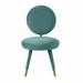 Everly Quinn Velvet King Louis Back Side Chair Upholstered/Velvet in Gray/Brown | 37 H x 21 W x 22 D in | Wayfair ECB183D4926B43DA983A246B232B2FEA